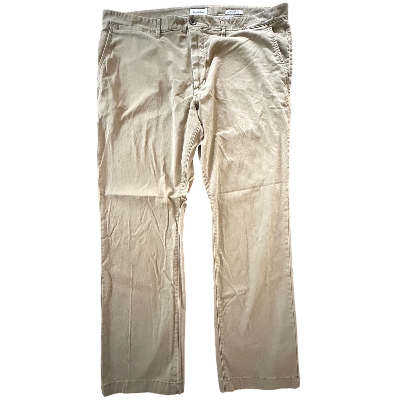 Goodfellow & Co Mens Hennepin Chino Slim Fit Pants 42x30 Sculptural Tan